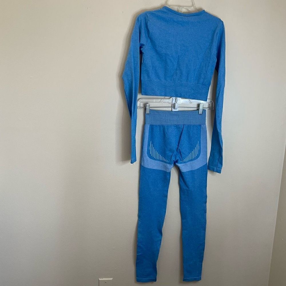 New!PrettyLittleThing| Activewear Set| Steel blue - Picture 4 of 11